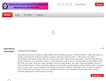 Tablet Screenshot of lib.psikologi.undip.ac.id