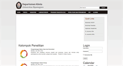 Desktop Screenshot of kimia.undip.ac.id