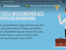 Tablet Screenshot of mikom.undip.ac.id