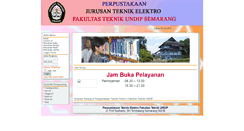 Desktop Screenshot of lib.elektro.undip.ac.id