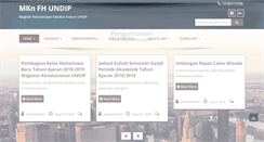 Desktop Screenshot of notariat.undip.ac.id