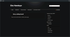 Desktop Screenshot of ekohandoyo.blog.undip.ac.id